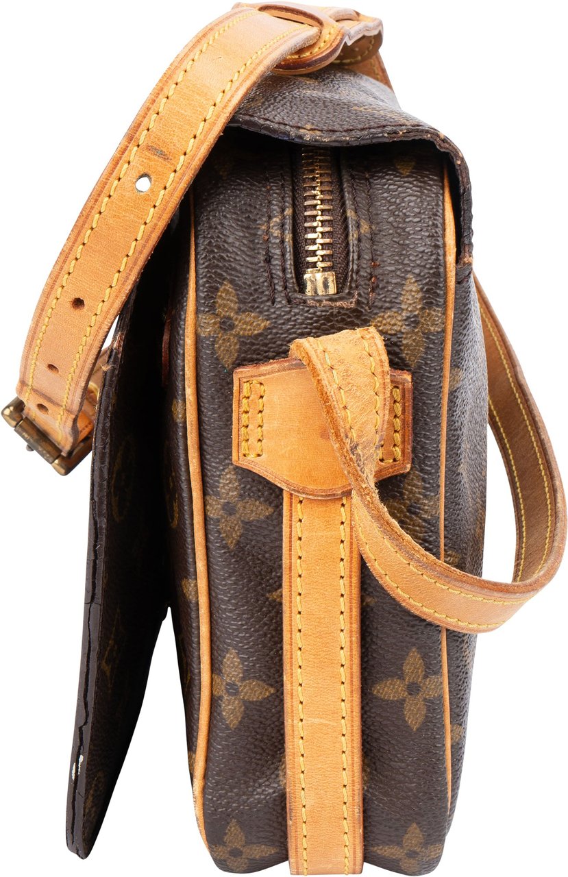 Louis Vuitton Canvas Monogram Saint Germain GM Crossbody Bag Bruin