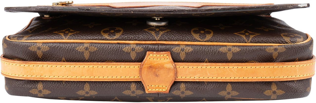 Louis Vuitton Canvas Monogram Saint Germain GM Crossbody Bag Bruin