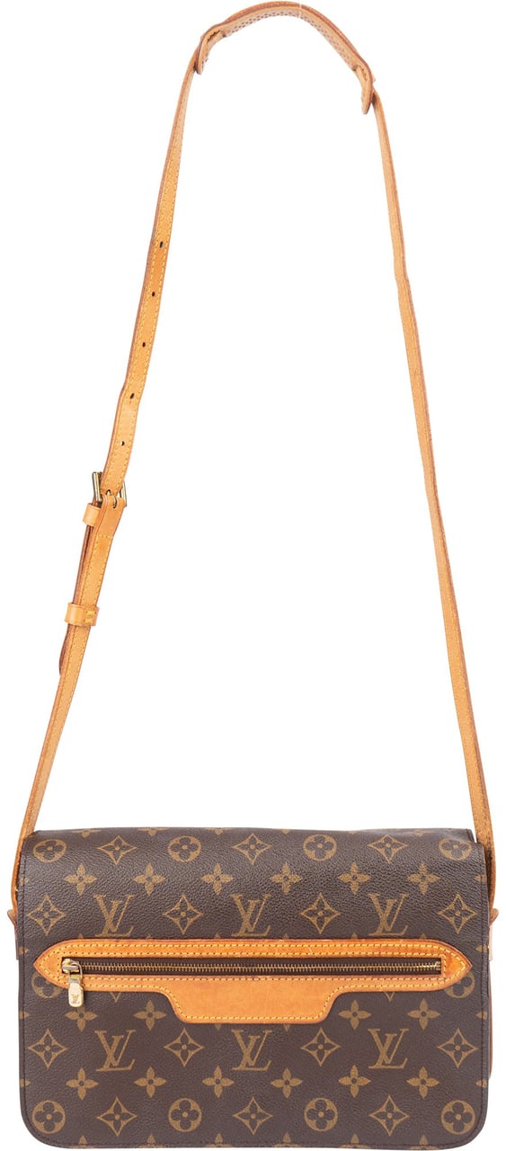 Louis Vuitton Louis Vuitton Canvas Monogram Saint Germain GM Crossbody Bag Bruin