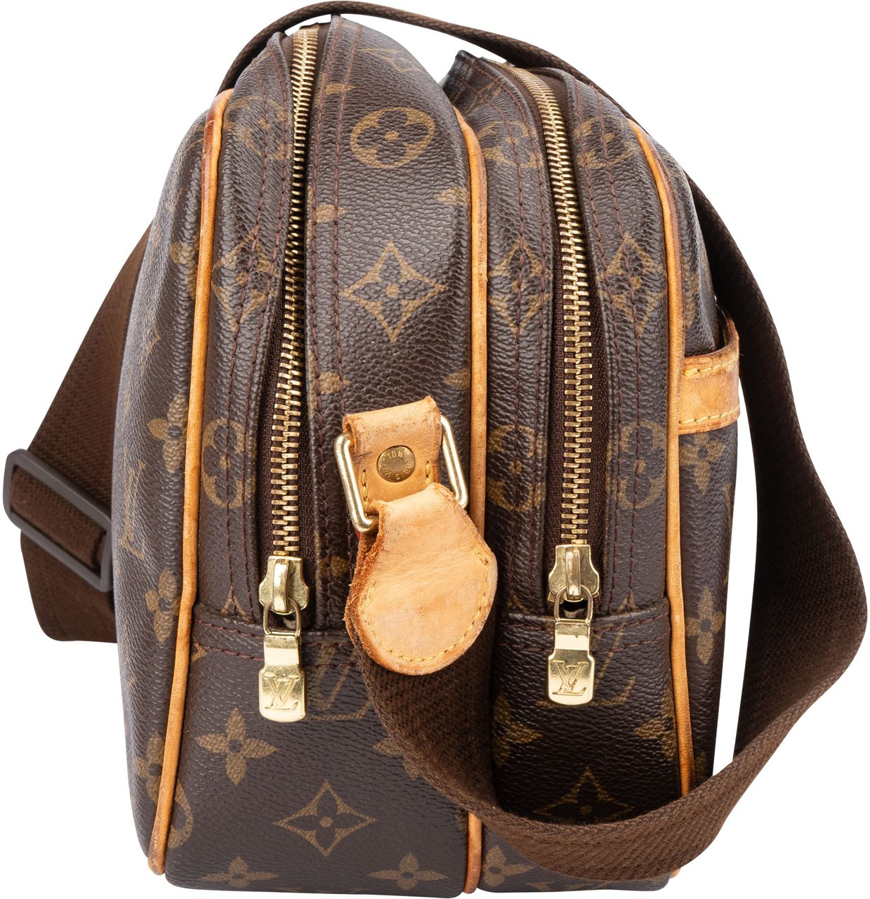 Louis Vuitton Louis Vuitton Canvas Monogram Reporter PM Crossbody Bag Bruin