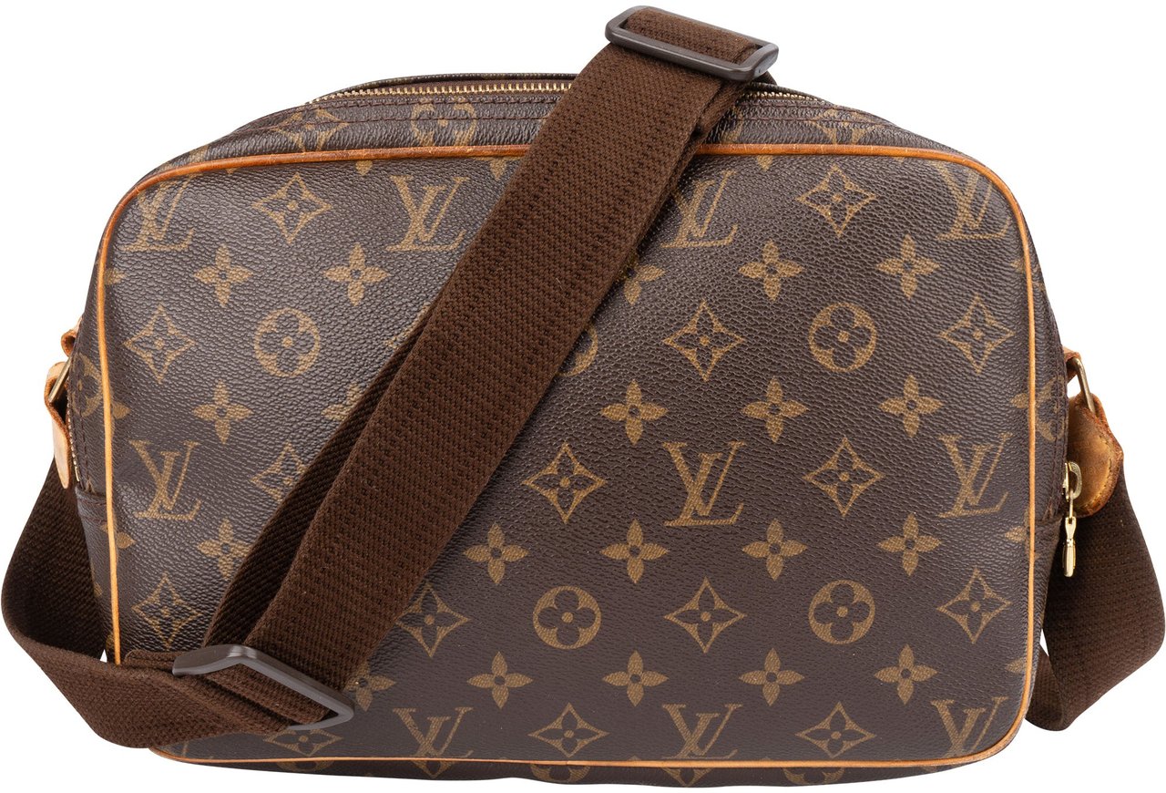 Louis Vuitton Louis Vuitton Canvas Monogram Reporter PM Crossbody Bag Bruin