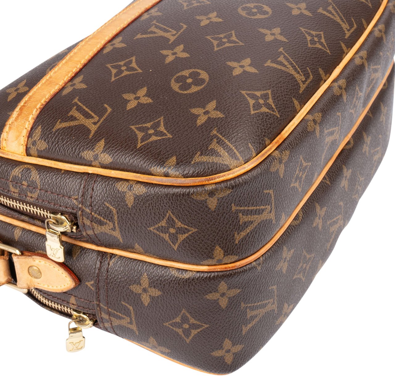Louis Vuitton Louis Vuitton Canvas Monogram Reporter PM Crossbody Bag Bruin