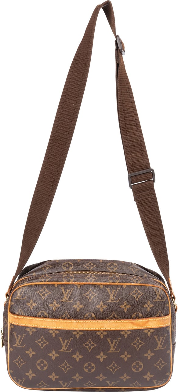 Louis Vuitton Louis Vuitton Canvas Monogram Reporter PM Crossbody Bag Bruin
