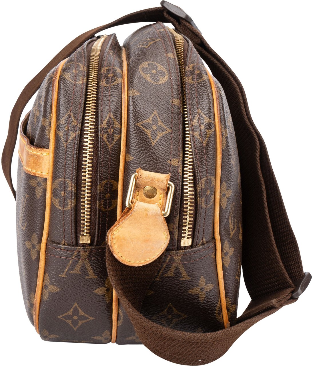 Louis Vuitton Louis Vuitton Canvas Monogram Reporter PM Crossbody Bag Bruin