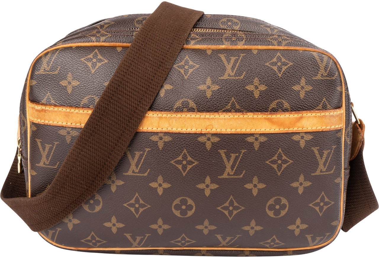 Louis Vuitton Louis Vuitton Canvas Monogram Reporter PM Crossbody Bag Bruin