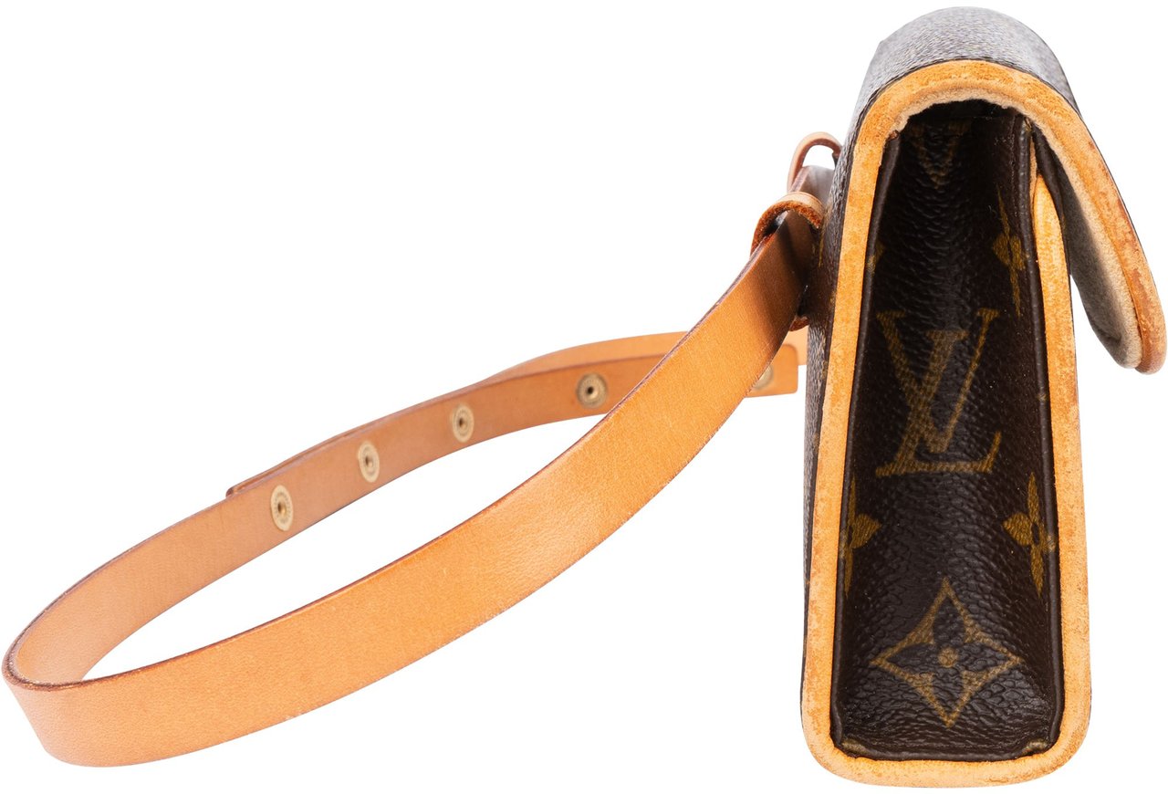 Louis Vuitton Louis Vuitton Canvas Monogram Pochette Florentine Waist Bum Bag Bruin