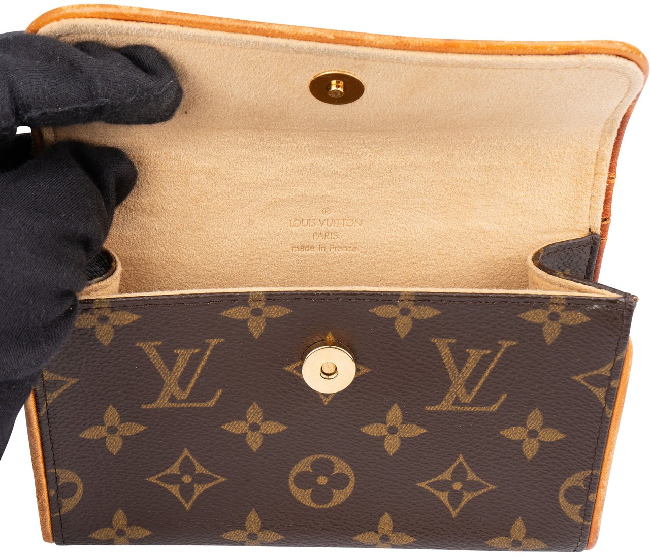 Louis Vuitton Louis Vuitton Canvas Monogram Pochette Florentine Waist Bum Bag Bruin