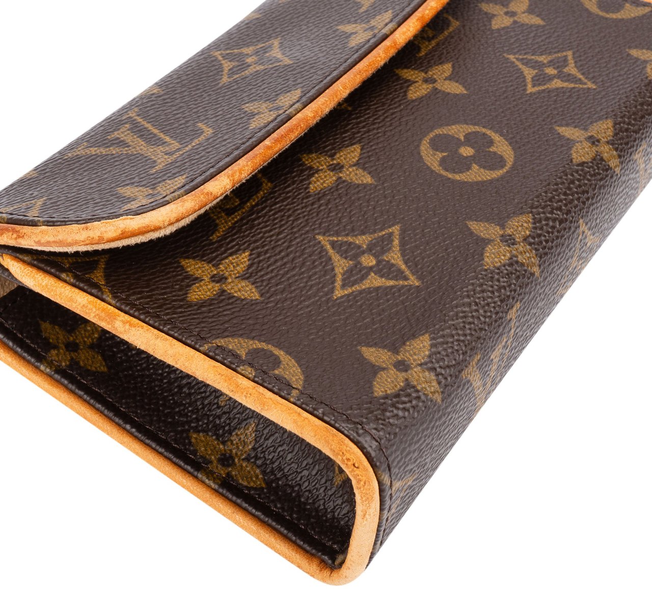 Louis Vuitton Louis Vuitton Canvas Monogram Pochette Florentine Waist Bum Bag Bruin