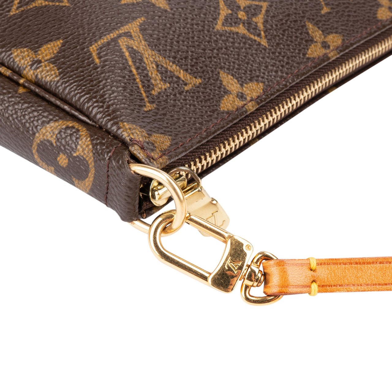 Louis Vuitton Louis Vuitton Canvas Monogram Pochette Accessoire Handbag Bruin