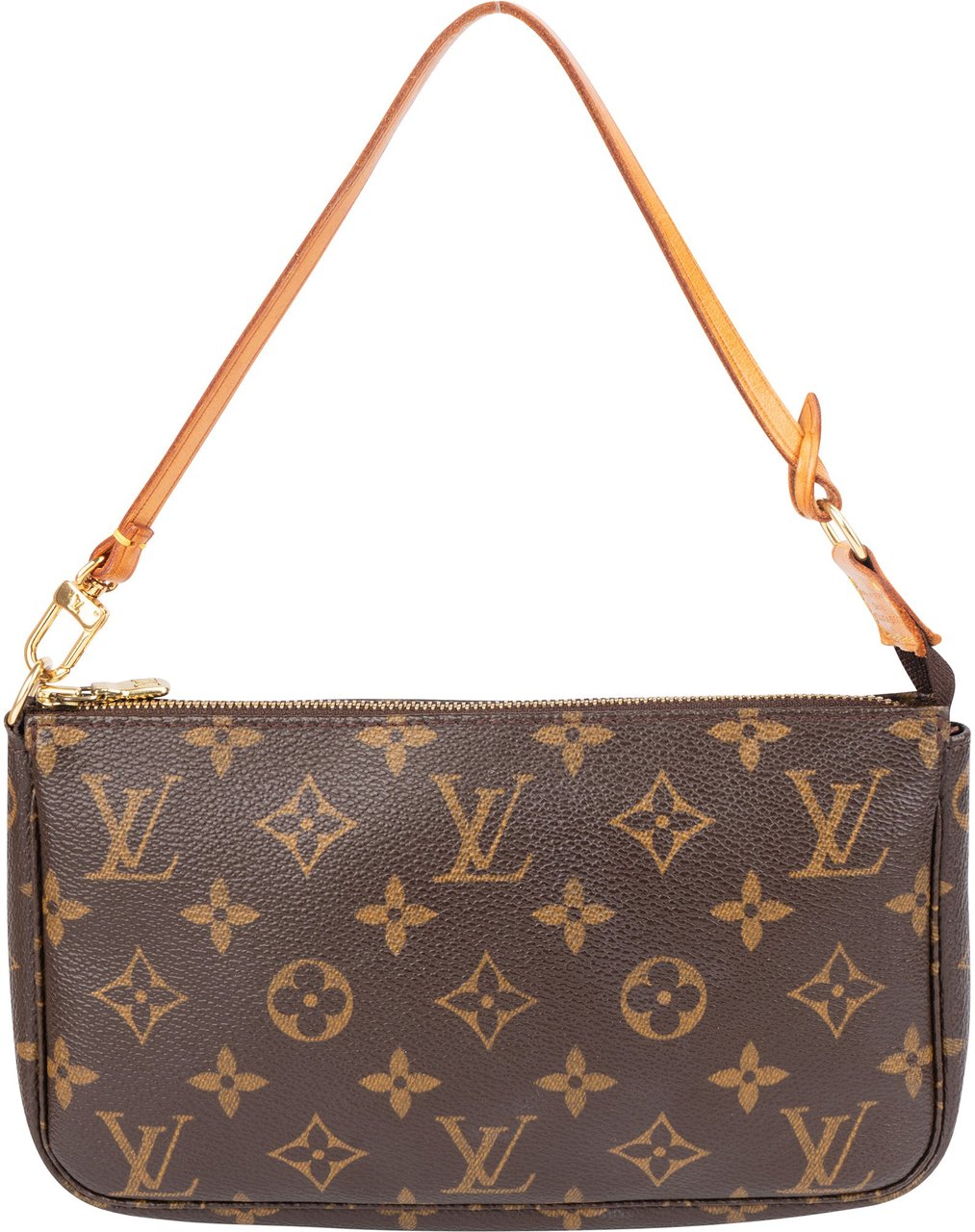 Louis Vuitton Louis Vuitton Canvas Monogram Pochette Accessoire Handbag Bruin