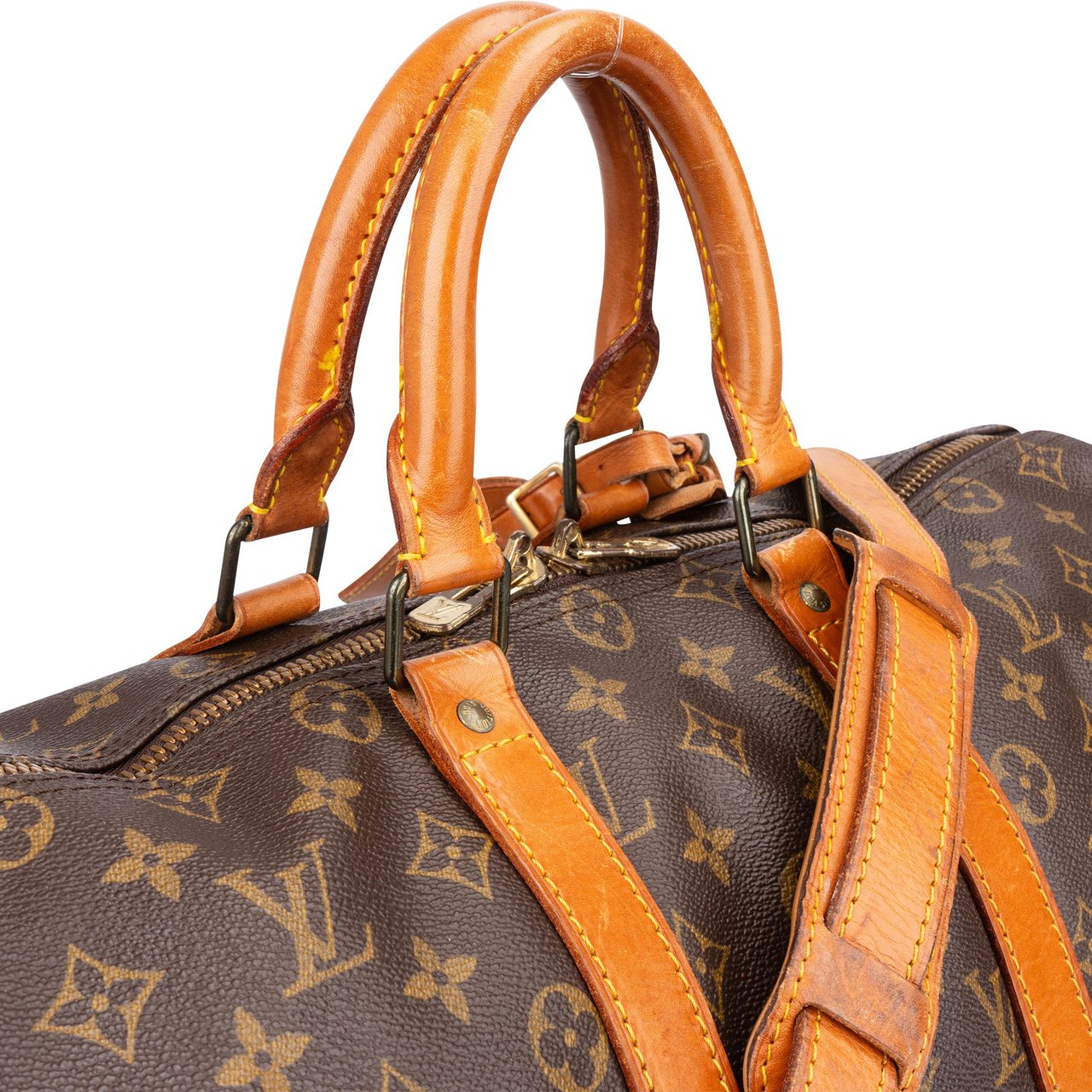 Louis Vuitton Louis Vuitton Canvas Monogram Keepall 45 Bandouliere Bruin