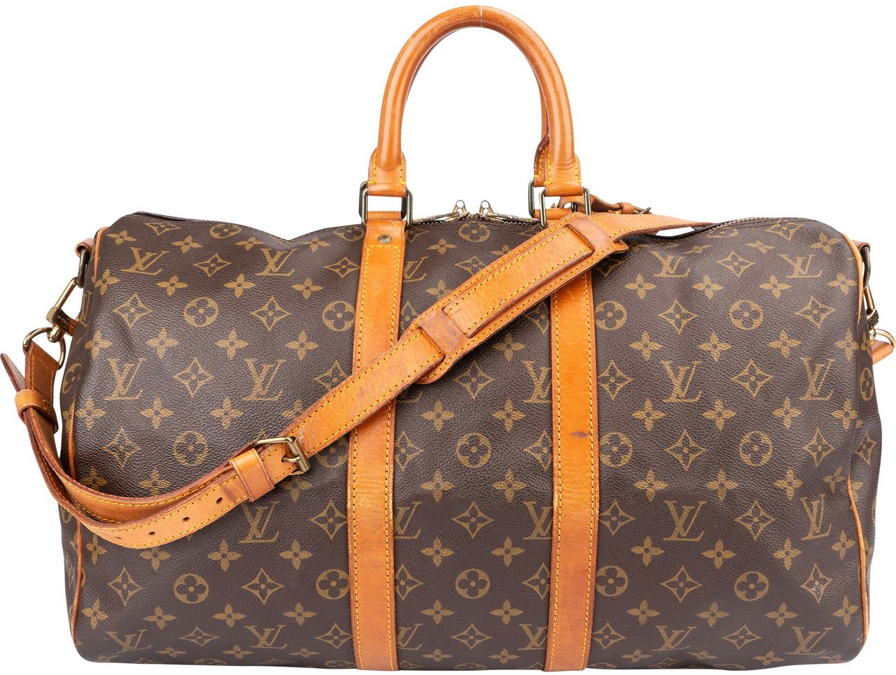 Louis Vuitton Louis Vuitton Canvas Monogram Keepall 45 Bandouliere Bruin