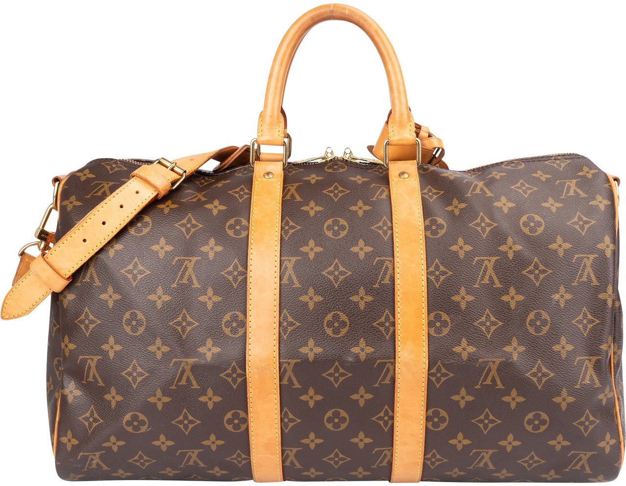 Louis Vuitton Louis Vuitton Canvas Monogram Keepall 45 Bandouliere Bruin
