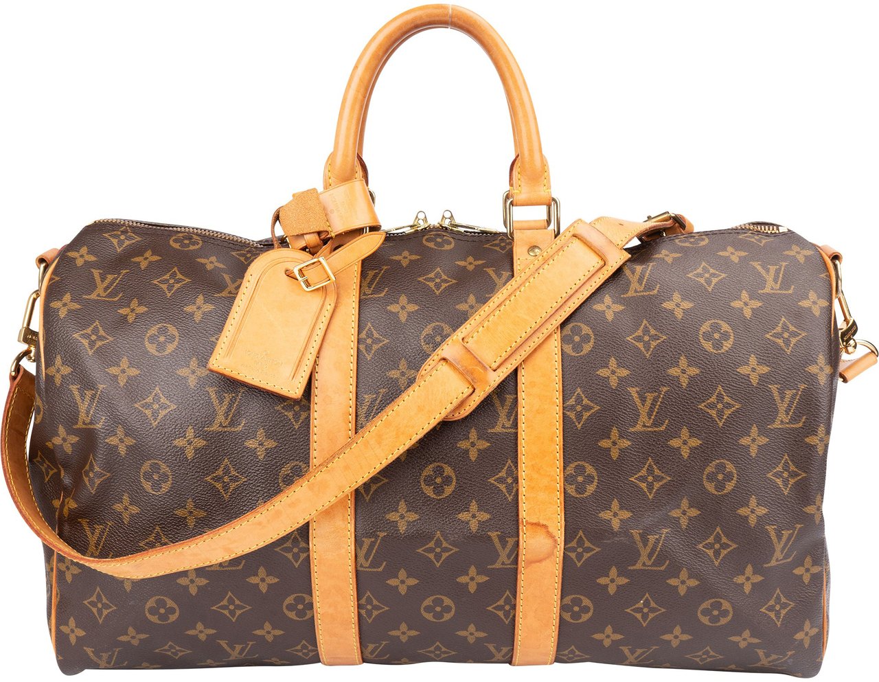 Louis Vuitton Louis Vuitton Canvas Monogram Keepall 45 Bandouliere Bruin