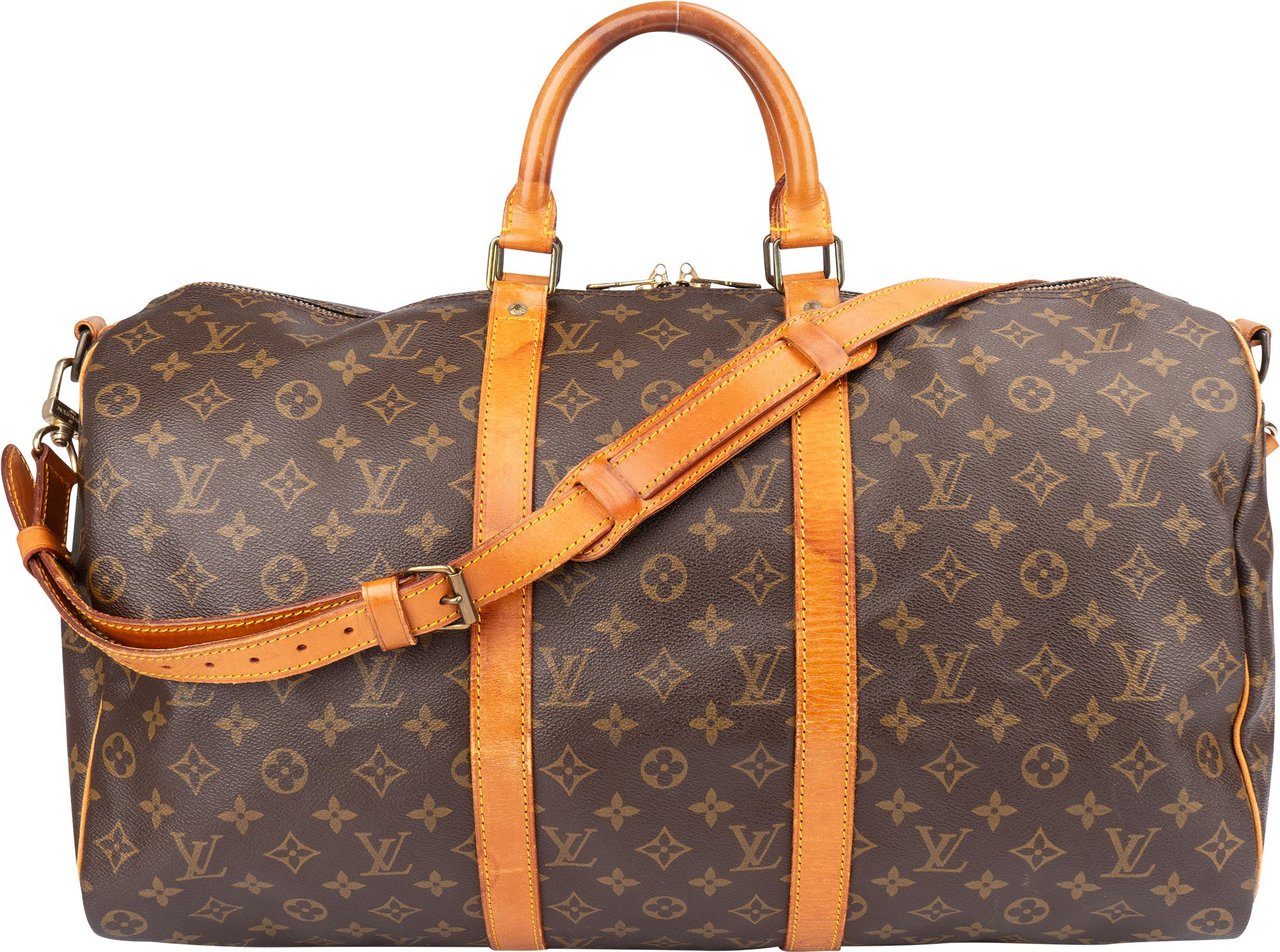 Louis Vuitton Louis Vuitton Canvas Monogram Keepall 50 Bandouliere Bruin