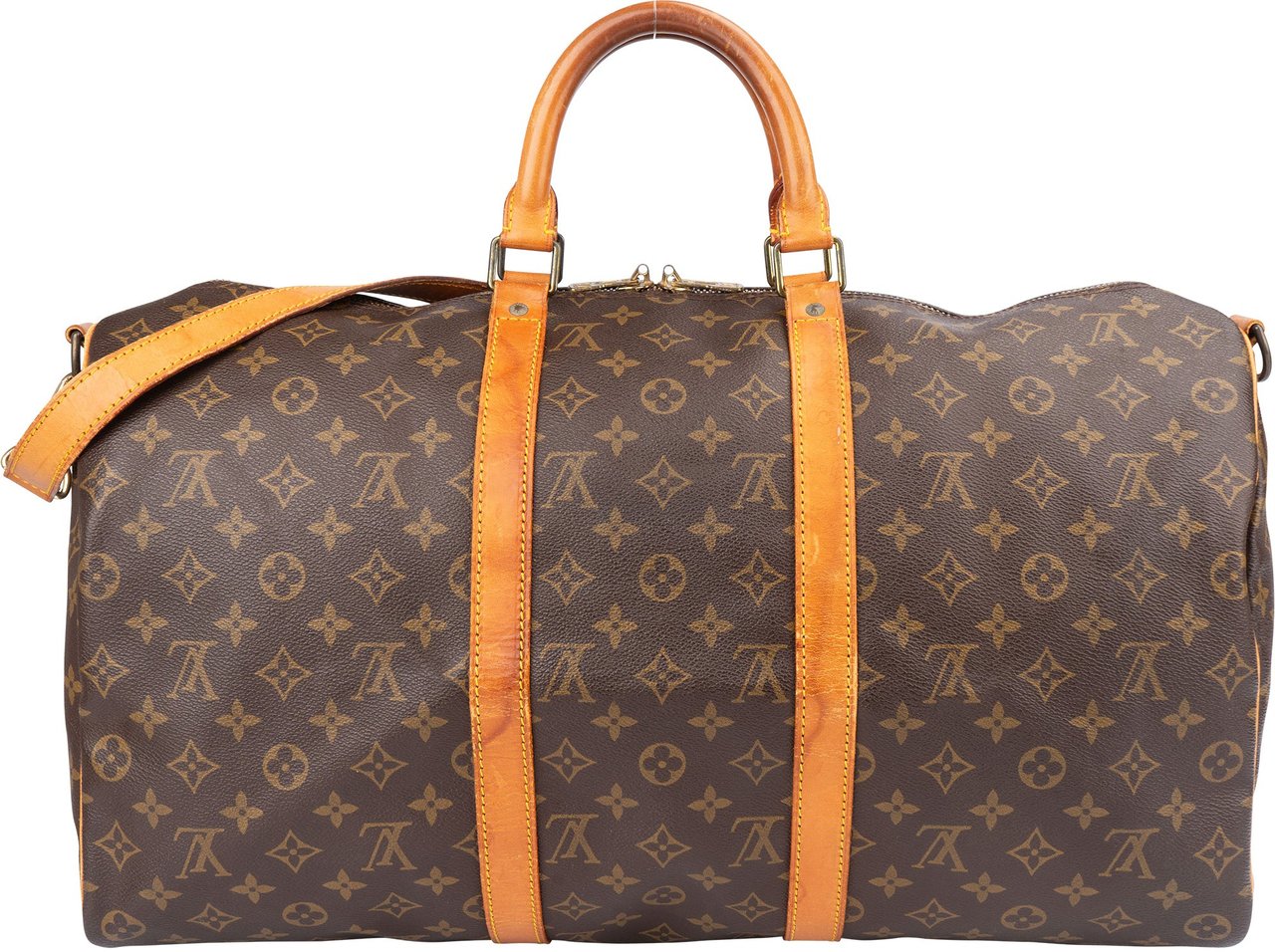 Louis Vuitton Louis Vuitton Canvas Monogram Keepall 50 Bandouliere Bruin
