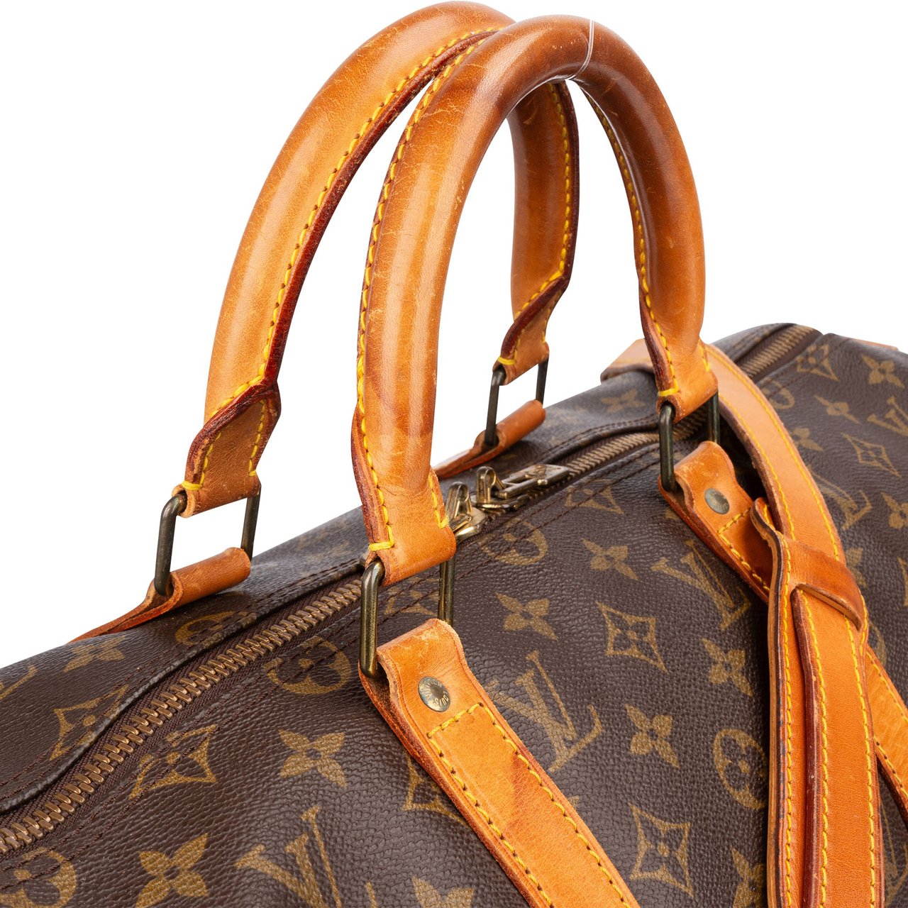 Louis Vuitton Louis Vuitton Canvas Monogram Keepall 50 Bandouliere Bruin