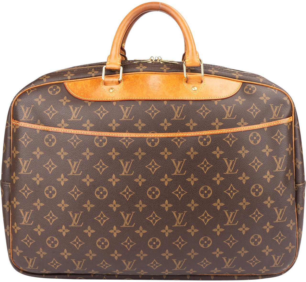 Louis Vuitton Louis Vuitton Canvas Monogram Alize Travel Bag Bruin
