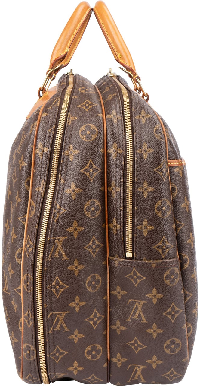 Louis Vuitton Louis Vuitton Canvas Monogram Alize Travel Bag Bruin