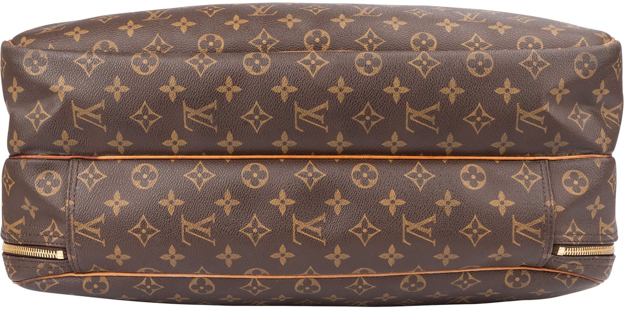 Louis Vuitton Louis Vuitton Canvas Monogram Alize Travel Bag Bruin