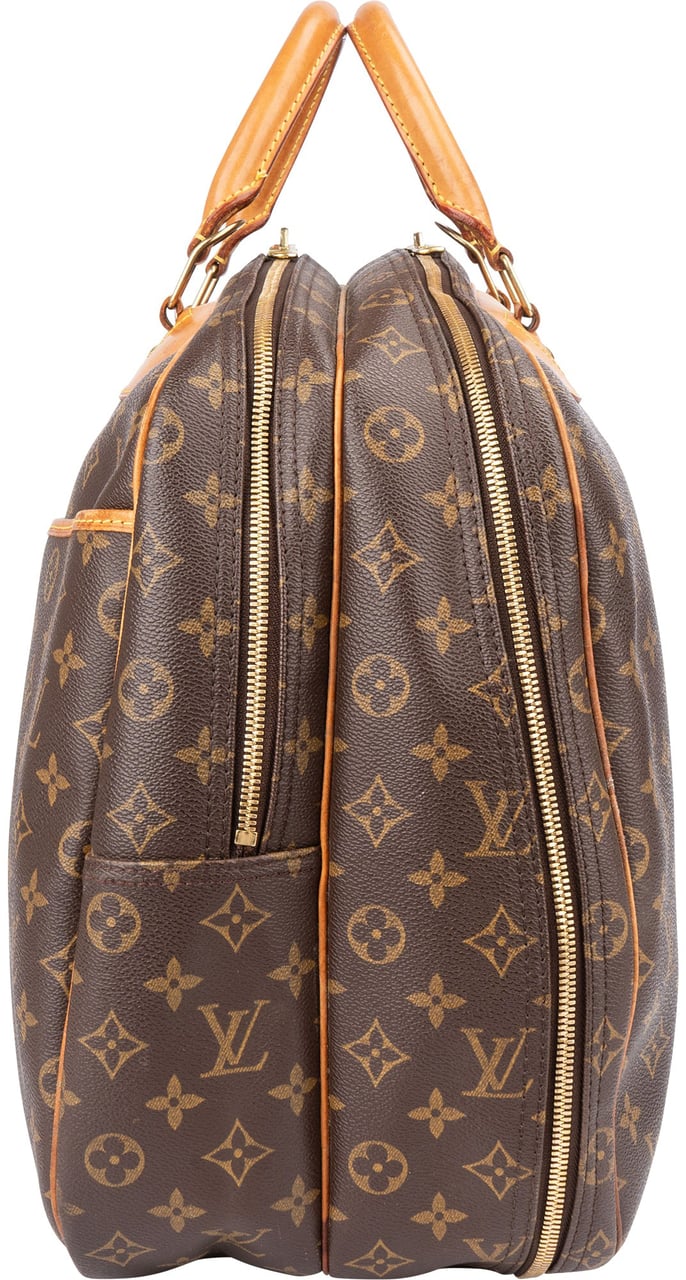 Louis Vuitton Louis Vuitton Canvas Monogram Alize Travel Bag Bruin