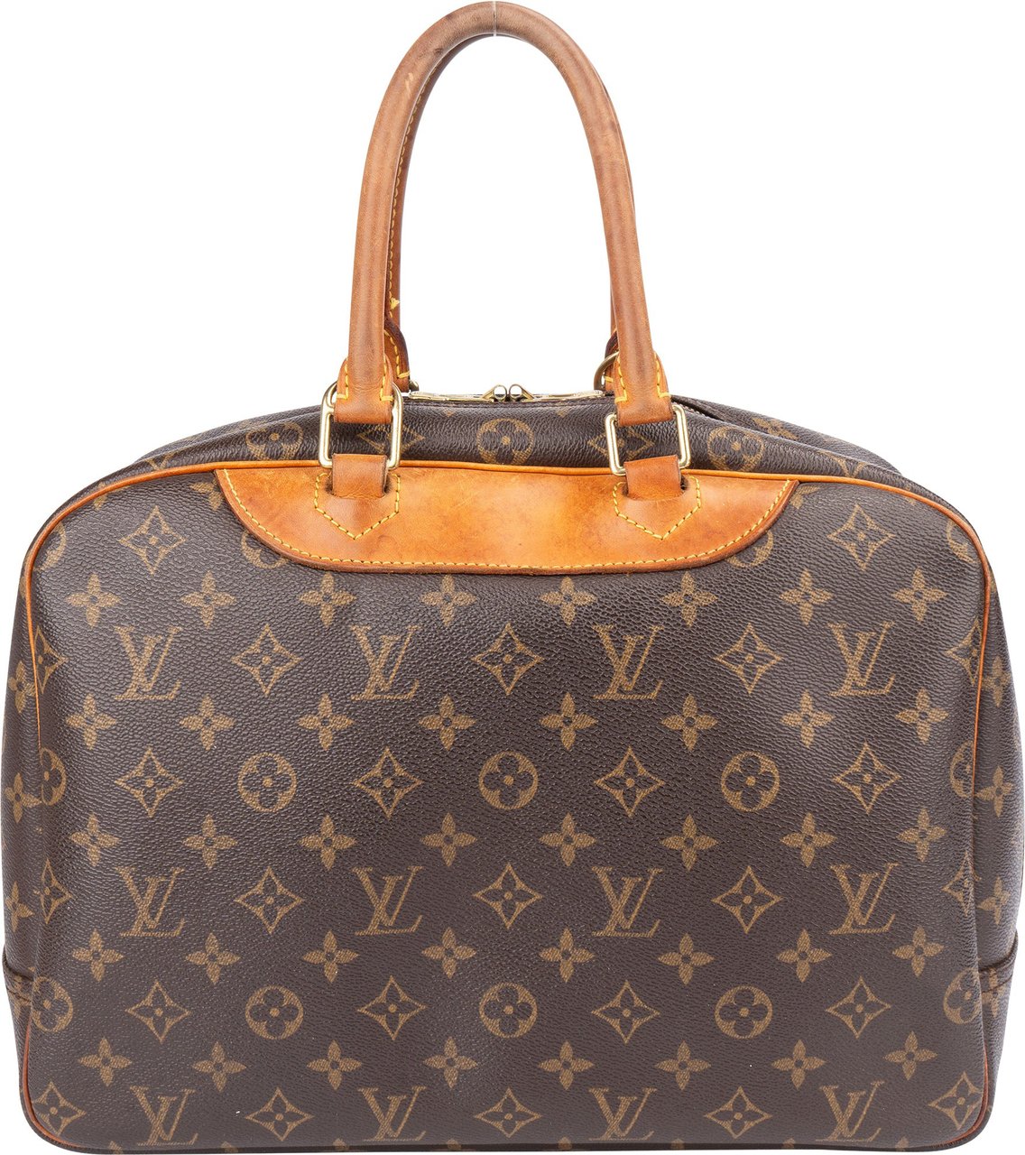 Louis Vuitton Louis Vuitton Canvas Monogram Deauville Handbag Bruin