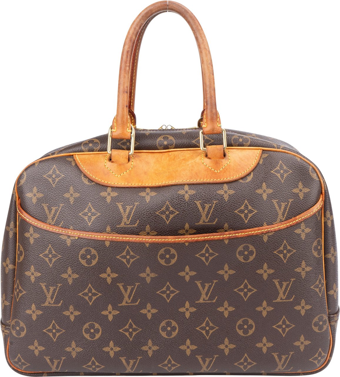 Louis Vuitton Louis Vuitton Canvas Monogram Deauville Handbag Bruin