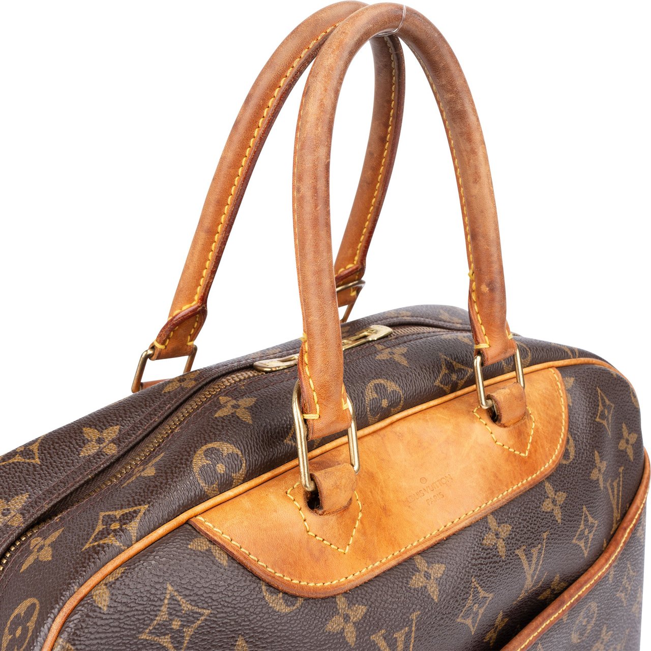 Louis Vuitton Louis Vuitton Canvas Monogram Deauville Handbag Bruin