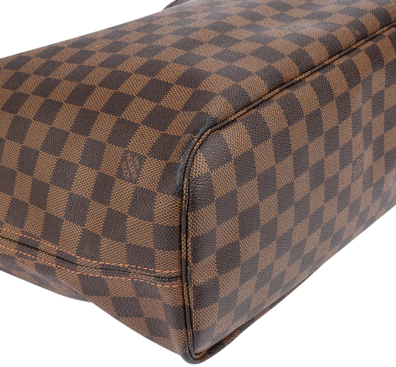Louis Vuitton Louis Vuitton Damier Ebene Monogram Neverfull MM Shopper Handbag Bruin