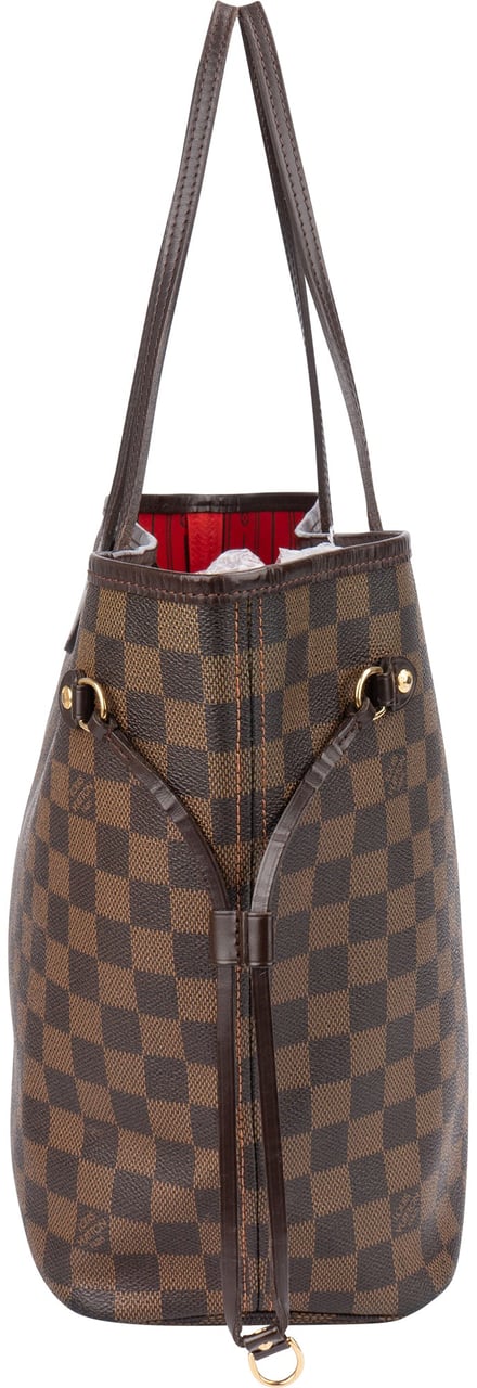 Louis Vuitton Louis Vuitton Damier Ebene Monogram Neverfull MM Shopper Handbag Bruin