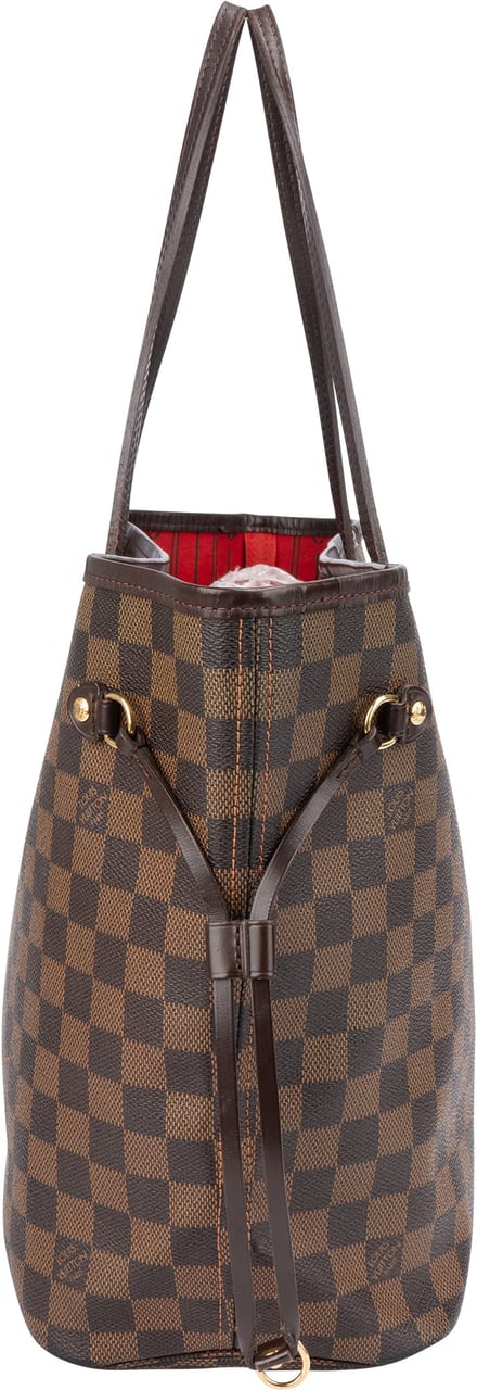 Louis Vuitton Louis Vuitton Damier Ebene Monogram Neverfull MM Shopper Handbag Bruin