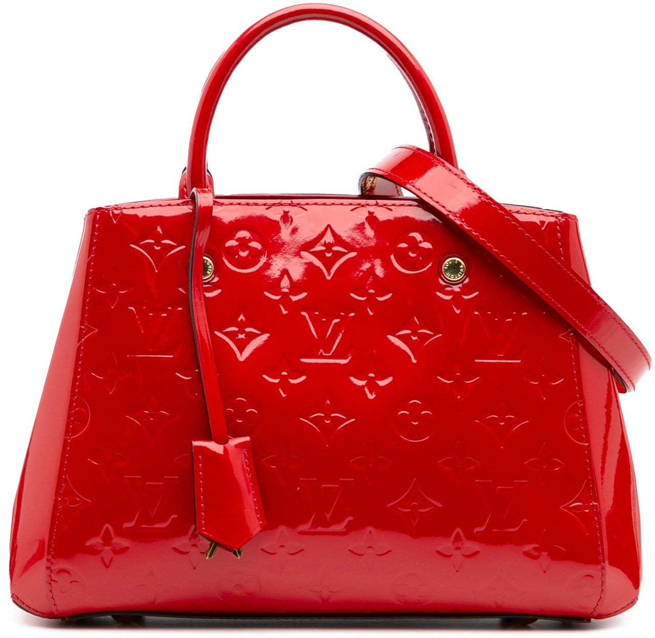 Louis Vuitton Monogram Vernis Montaigne BB Rood