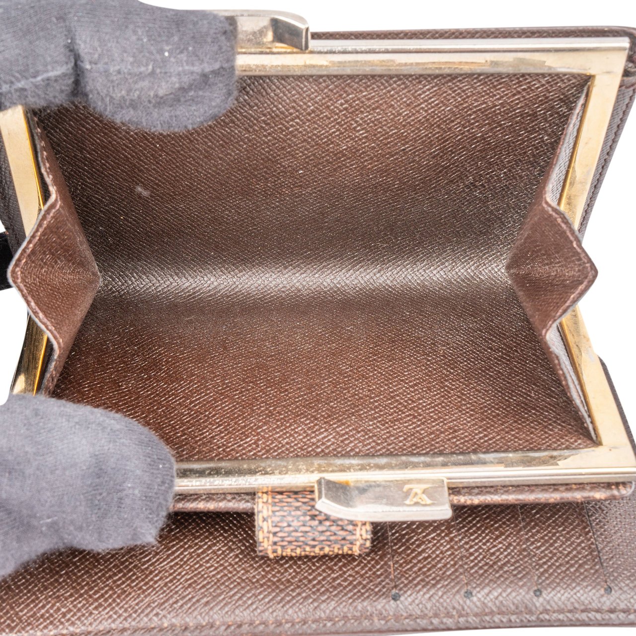 Louis Vuitton Louis Vuitton Damier Ebene Monogram Clip Wallet Divers