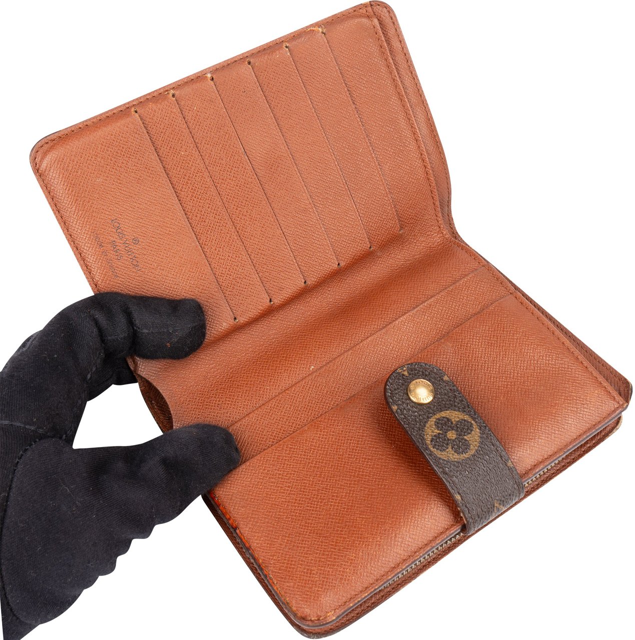 Louis Vuitton Louis Vuitton Canvas Monogram Porto Papier Zip Wallet Divers