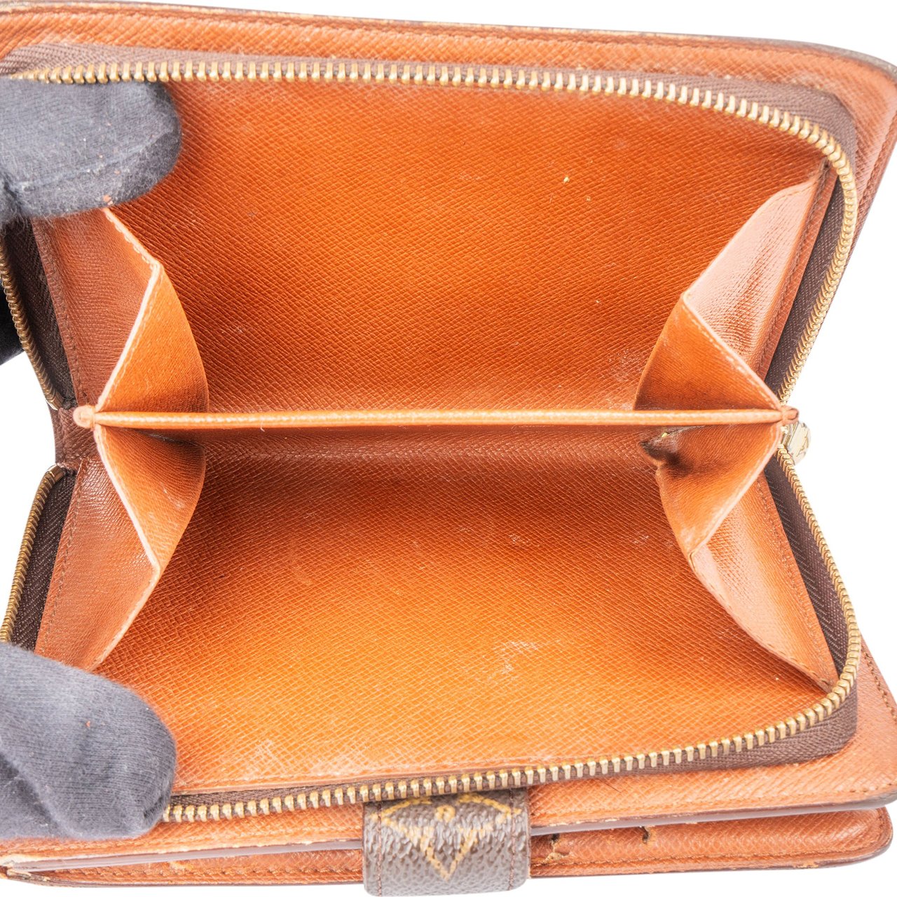 Louis Vuitton Louis Vuitton Canvas Monogram Porto Papier Zip Wallet Divers