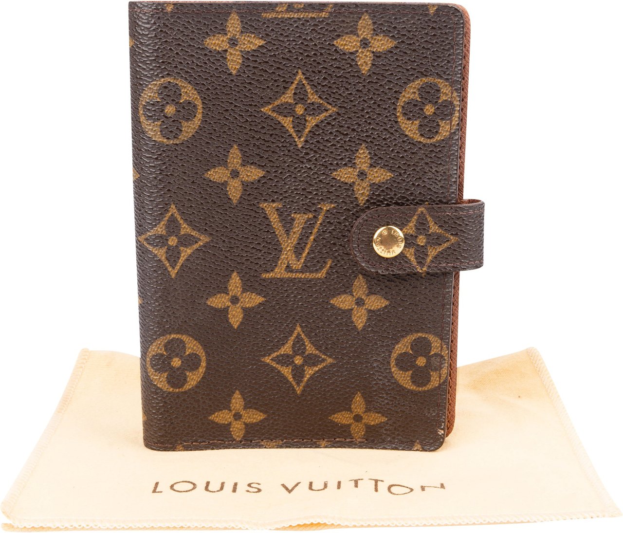 Louis Vuitton Louis Vuitton Canvas Monogram Agenda PM Bruin