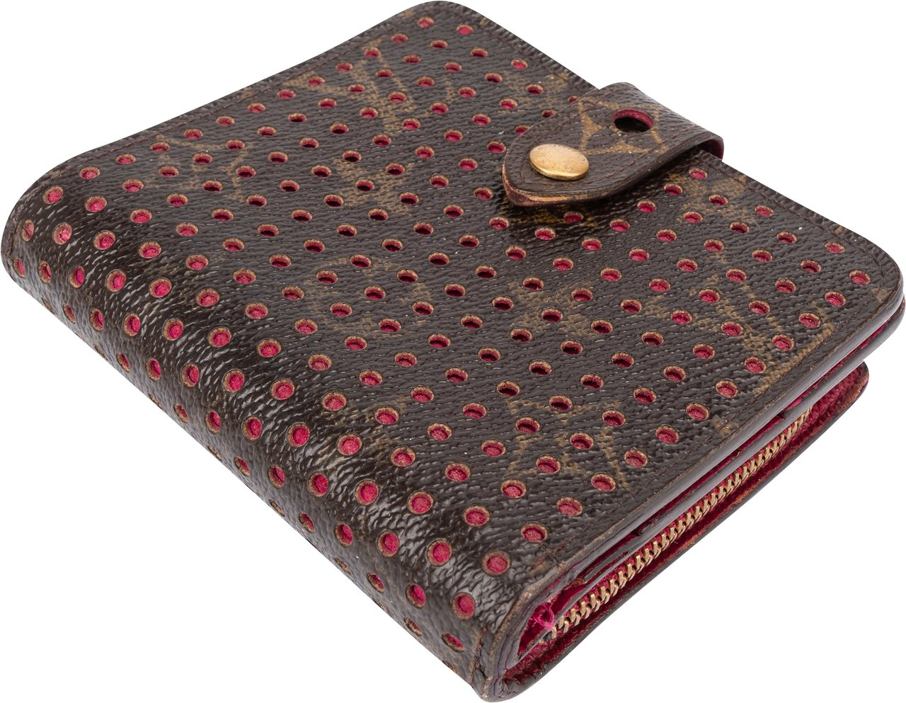 Louis Vuitton Louis Vuitton Limited Perforated Monogram Compact Clip Wallet Divers