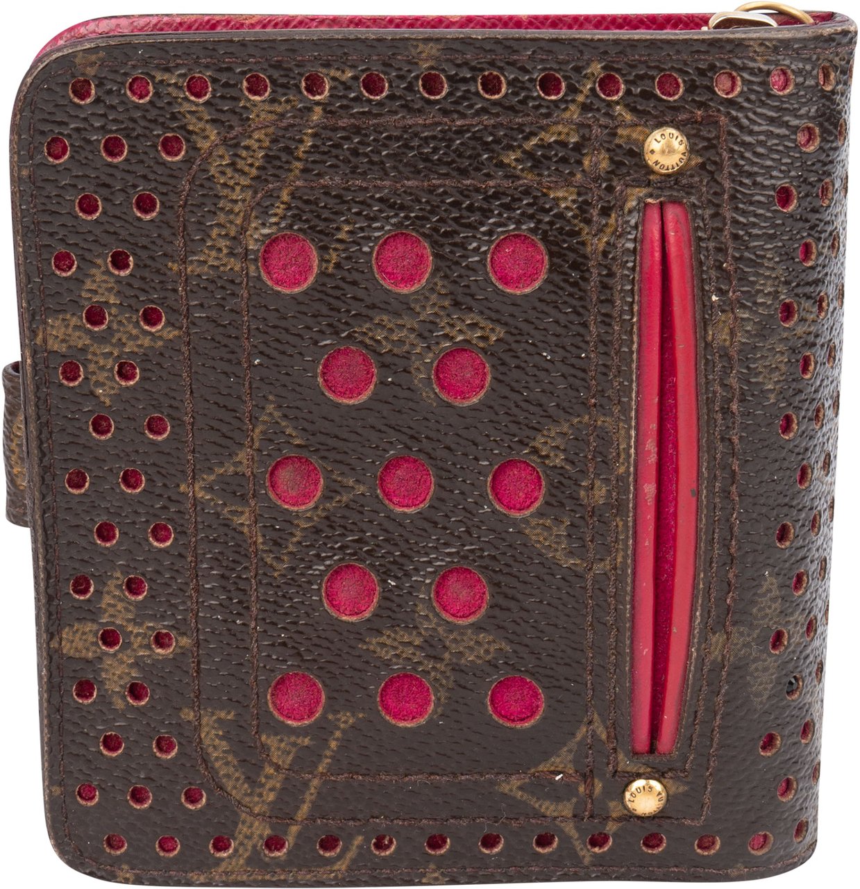 Louis Vuitton Louis Vuitton Limited Perforated Monogram Compact Clip Wallet Divers