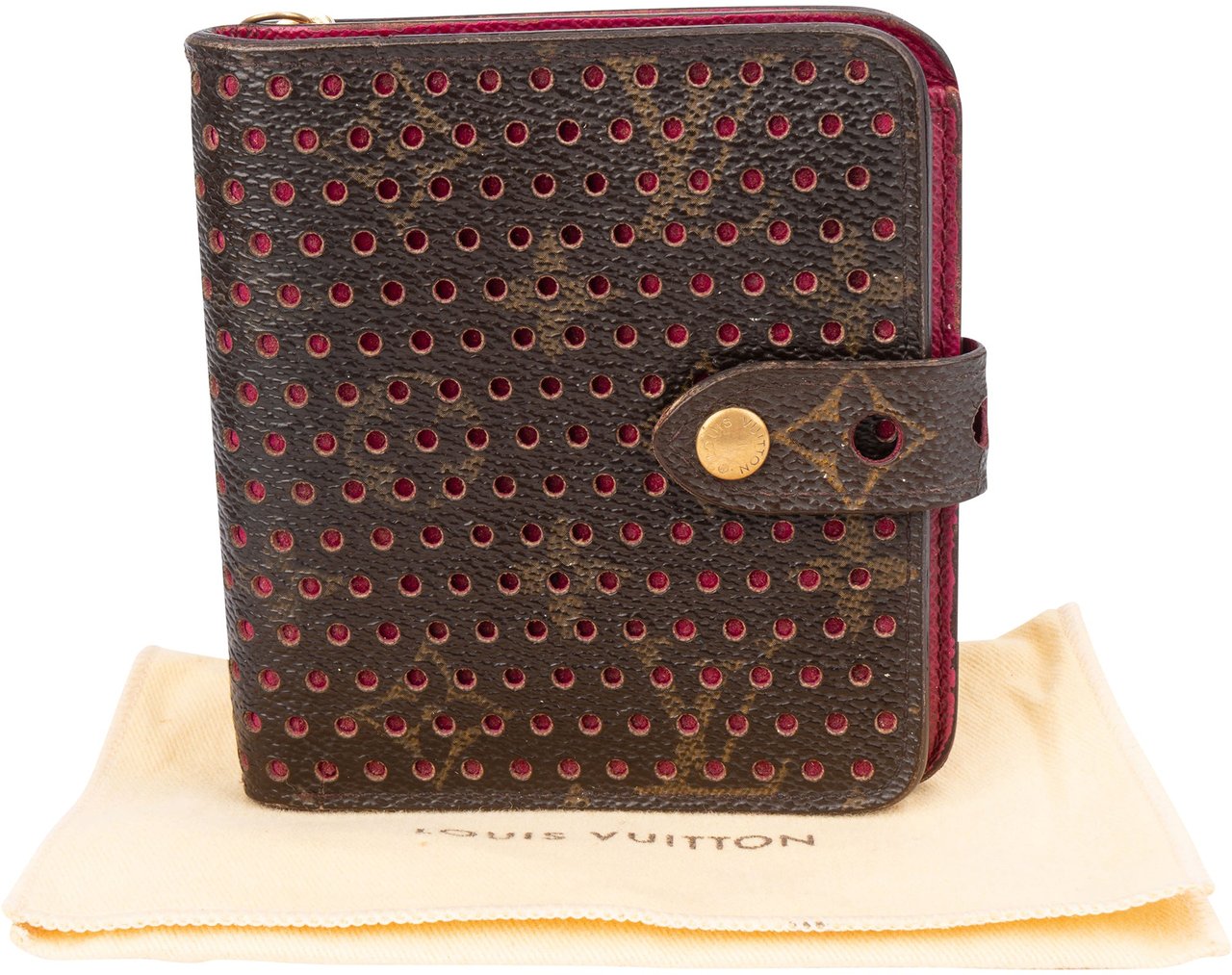 Louis Vuitton Louis Vuitton Limited Perforated Monogram Compact Clip Wallet Divers