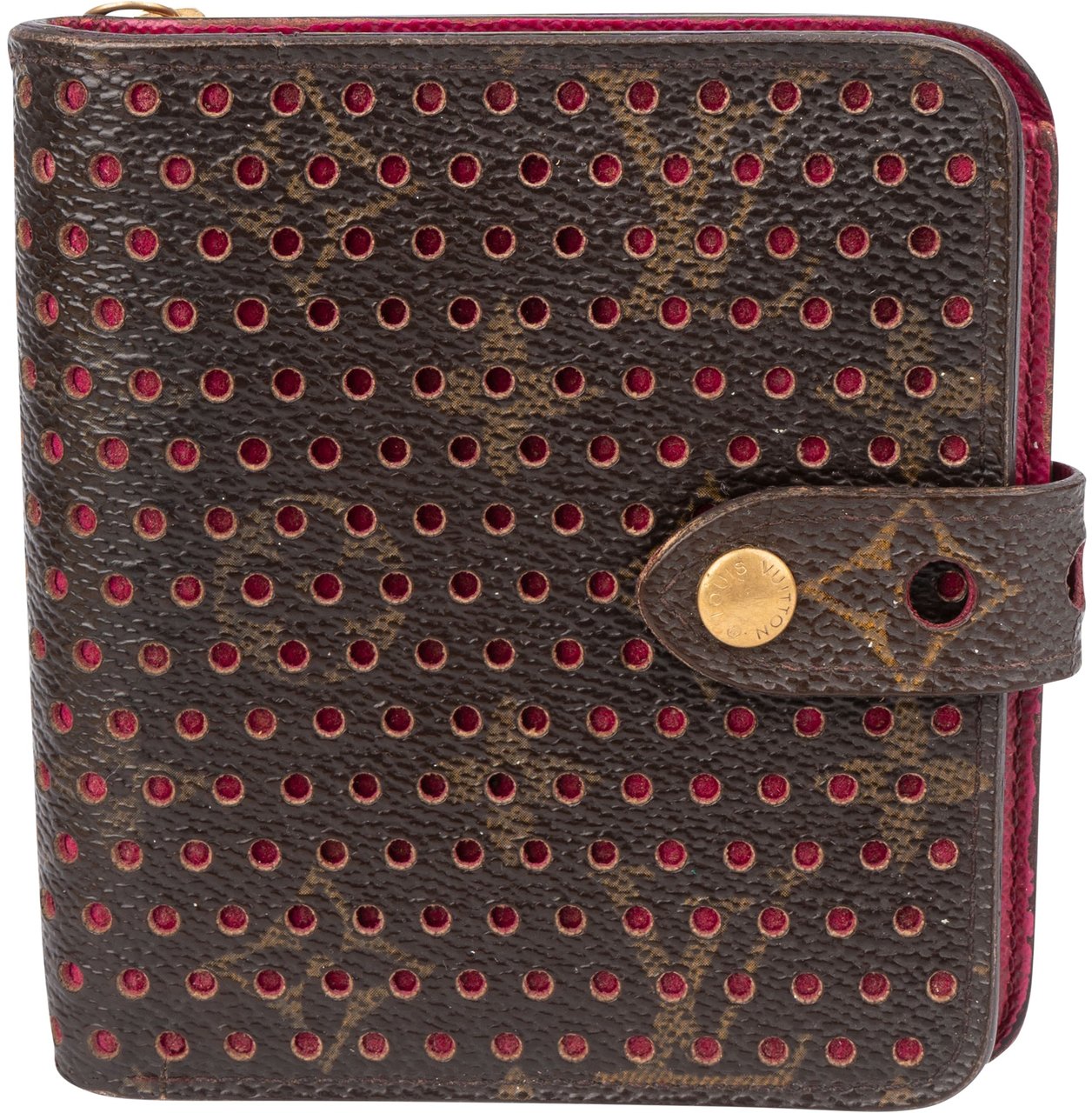 Louis Vuitton Louis Vuitton Limited Perforated Monogram Compact Clip Wallet Divers