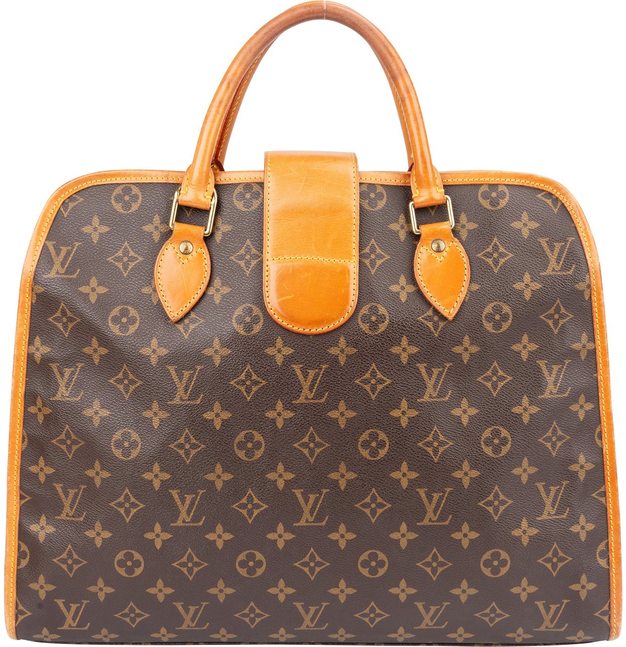 Louis Vuitton Louis Vuitton Canvas Monogram Rivoli Handbag Bruin