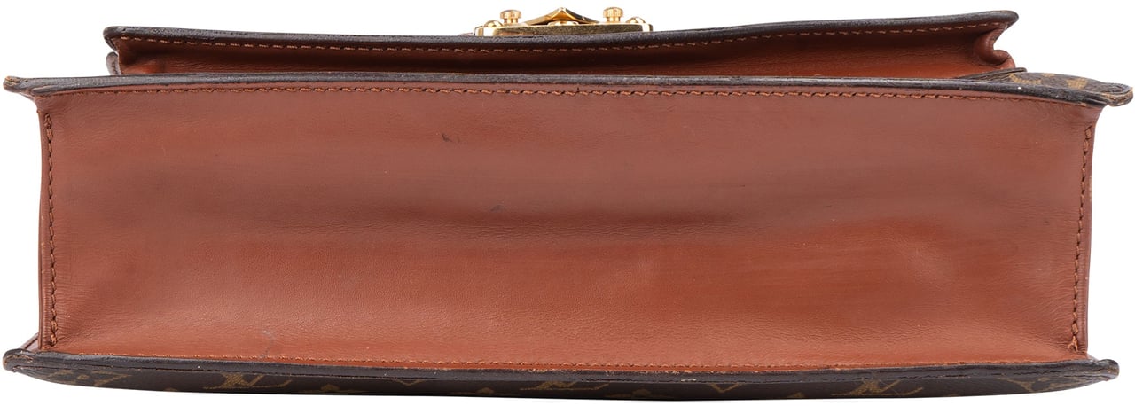 Louis Vuitton Louis Vuitton Canvas Monogram Monceau Handbag Bruin