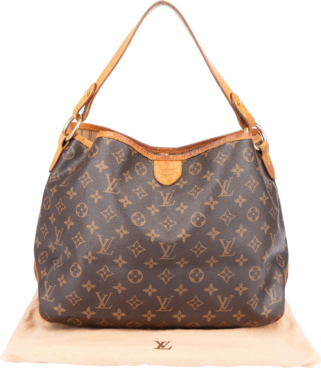 Louis Vuitton Louis Vuitton Canvas Monogram Delightful PM Handbag Bruin