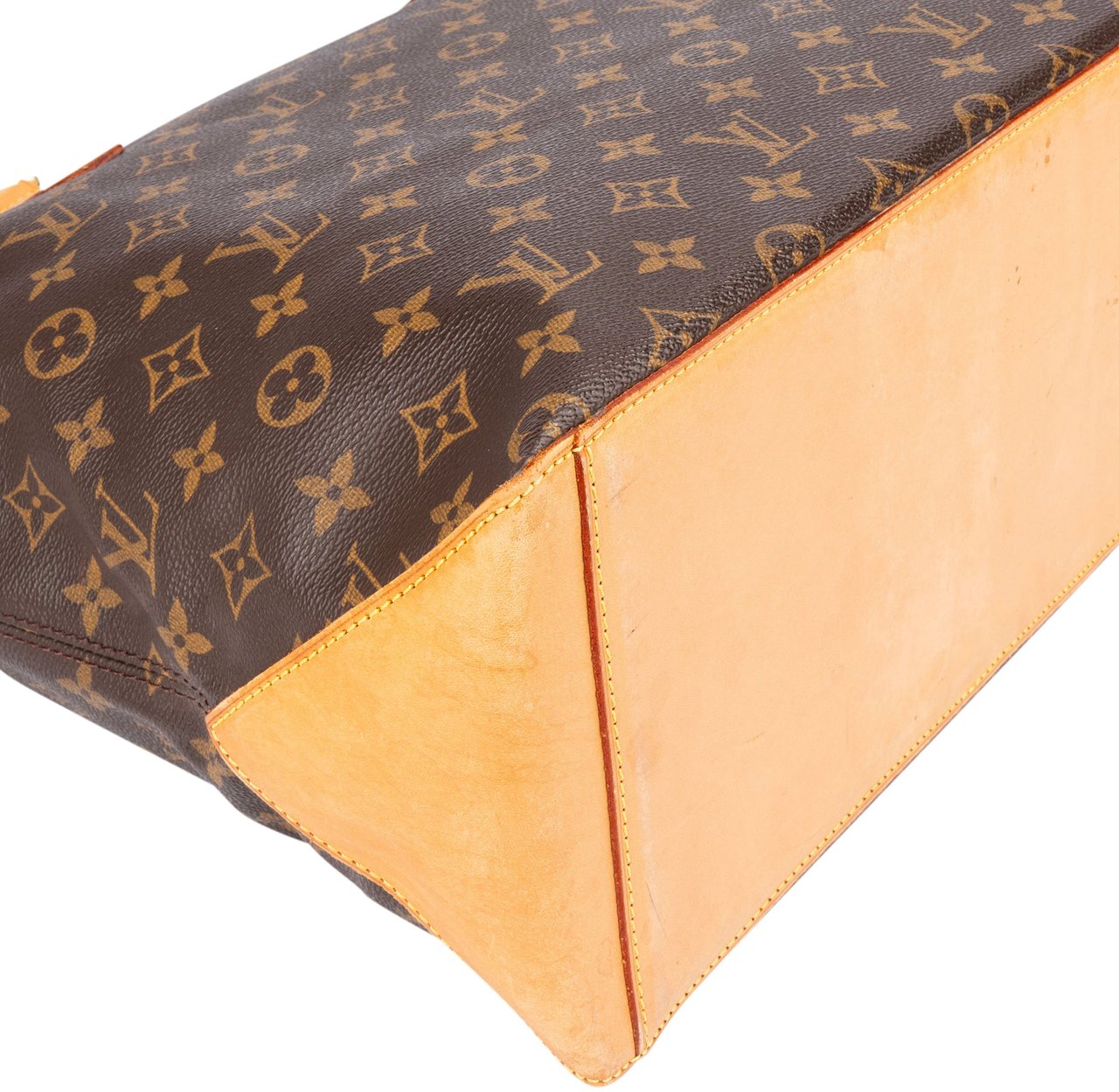 Louis Vuitton Louis Vuitton Canvas Monogram Cabas Mezzo Shoulder Bag Bruin
