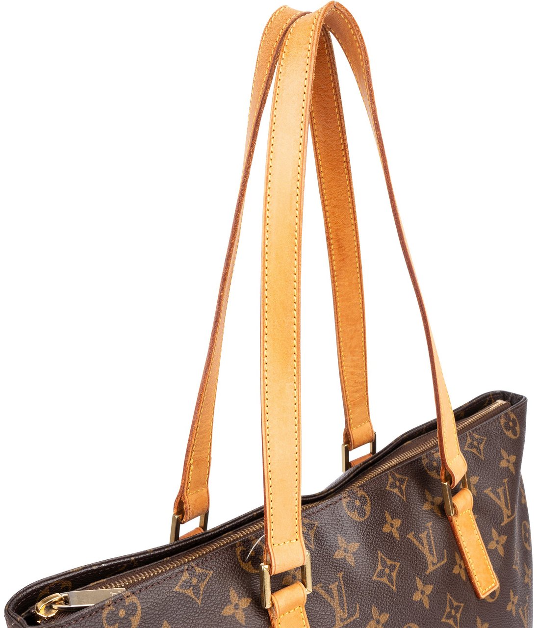Louis Vuitton Louis Vuitton Canvas Monogram Cabas Mezzo Shoulder Bag Bruin