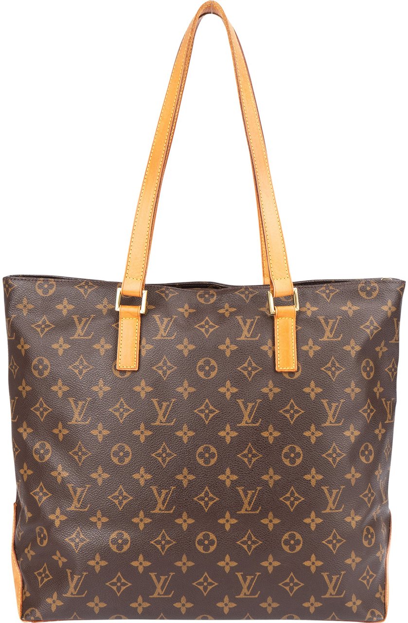 Louis Vuitton Louis Vuitton Canvas Monogram Cabas Mezzo Shoulder Bag Bruin