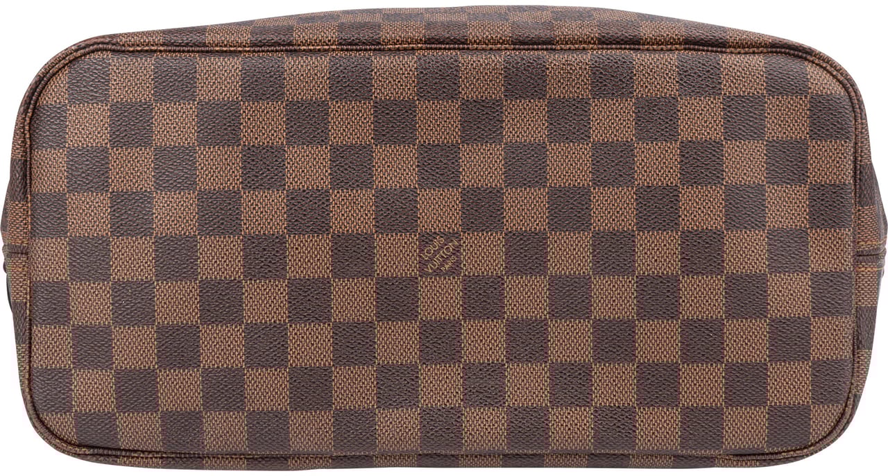 Louis Vuitton Louis Vuitton Damier Ebene Monogram Neverfull MM Shopper Handbag Bruin
