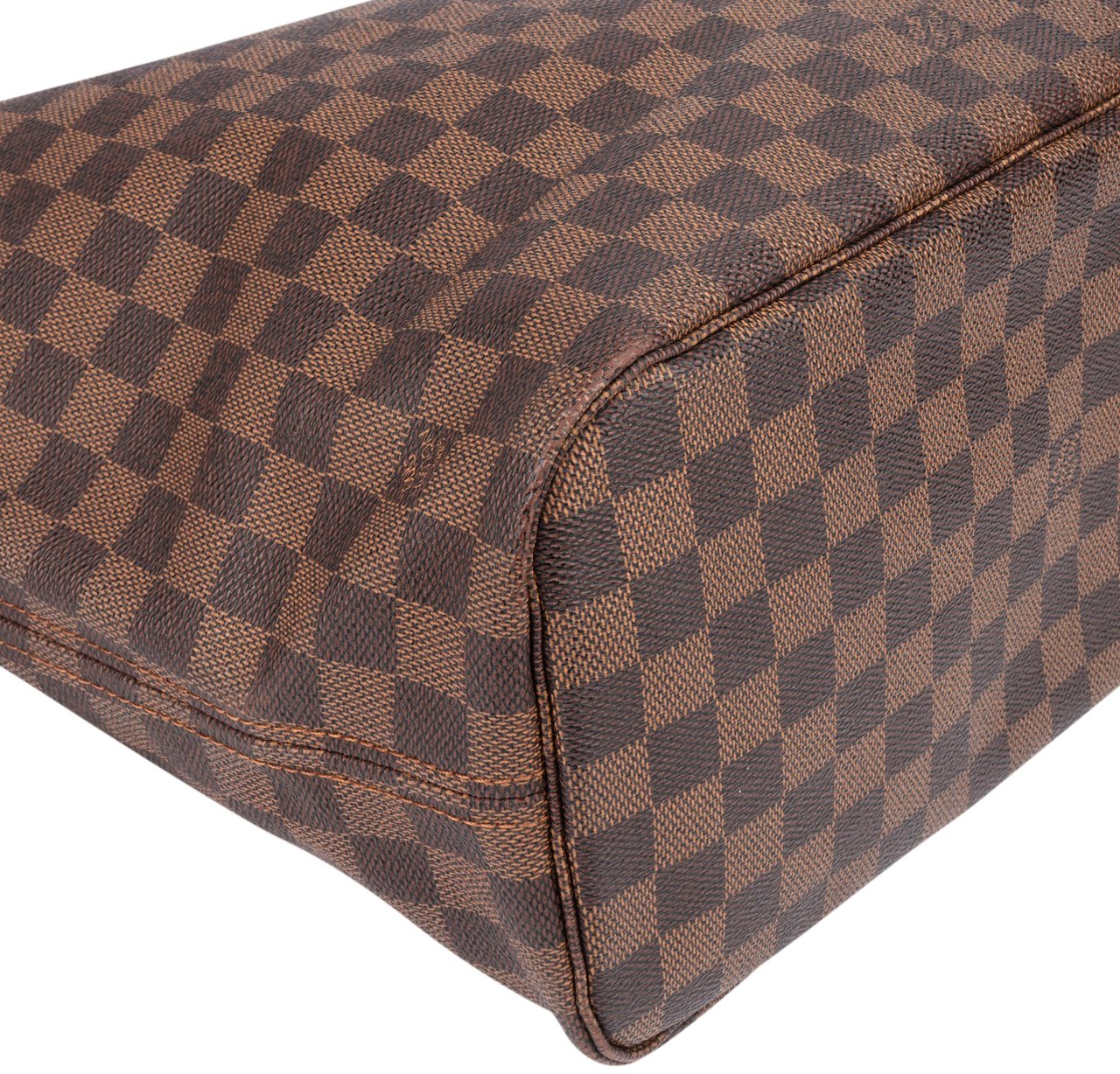 Louis Vuitton Louis Vuitton Damier Ebene Monogram Neverfull MM Shopper Handbag Bruin