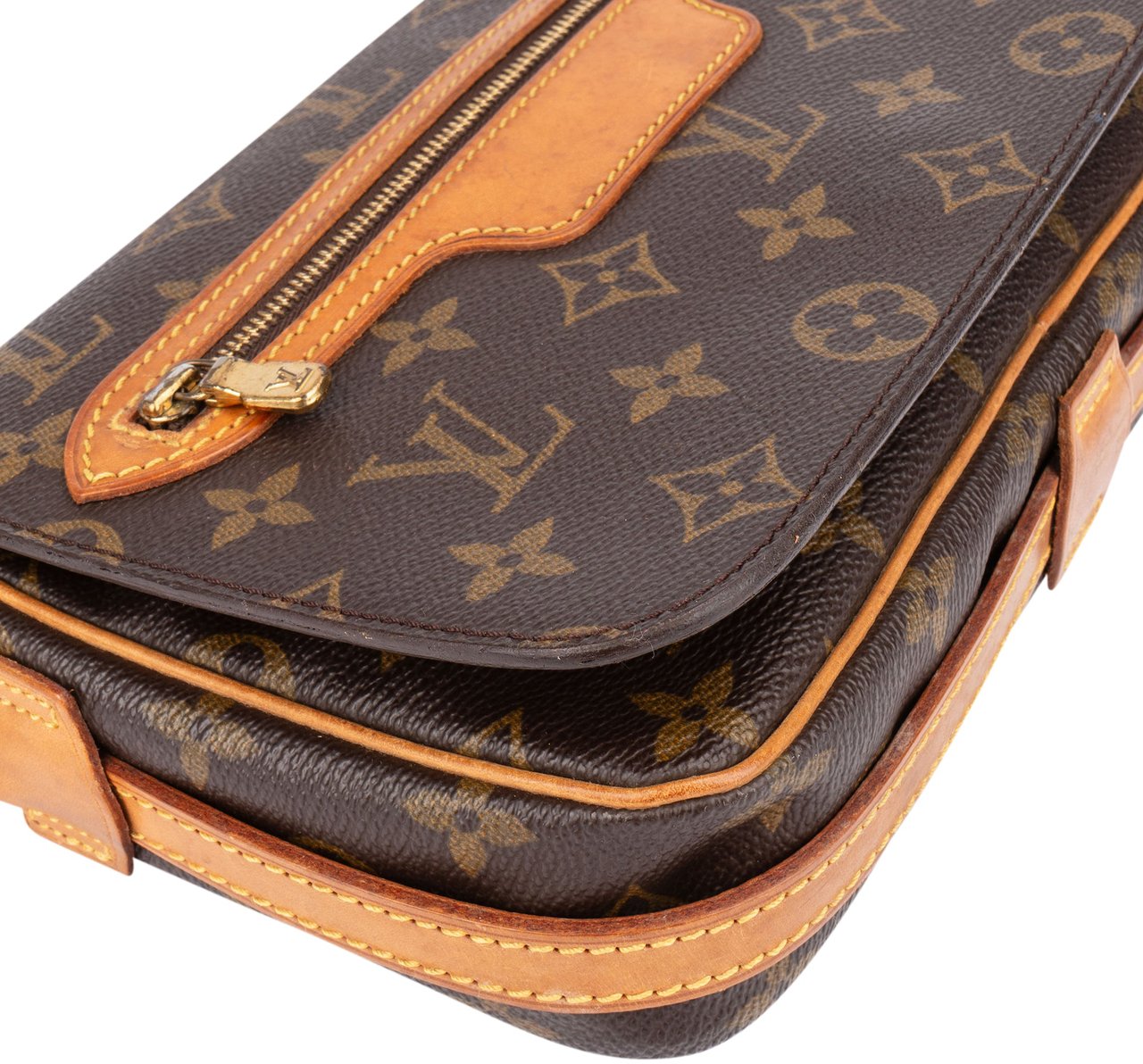 Louis Vuitton Louis Vuitton Canvas Monogram Saint Germain PM Crossbody Bag Bruin