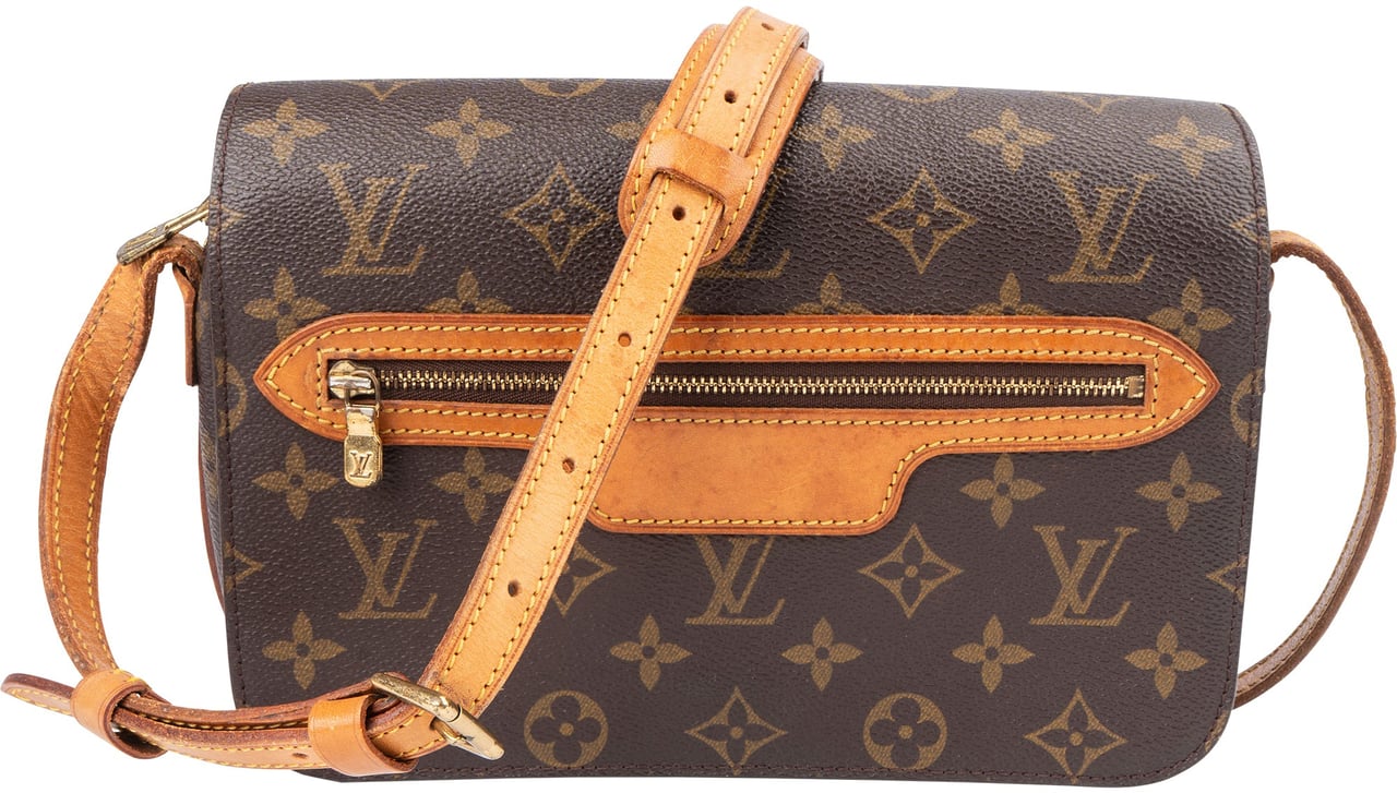 Louis Vuitton Louis Vuitton Canvas Monogram Saint Germain PM Crossbody Bag Bruin